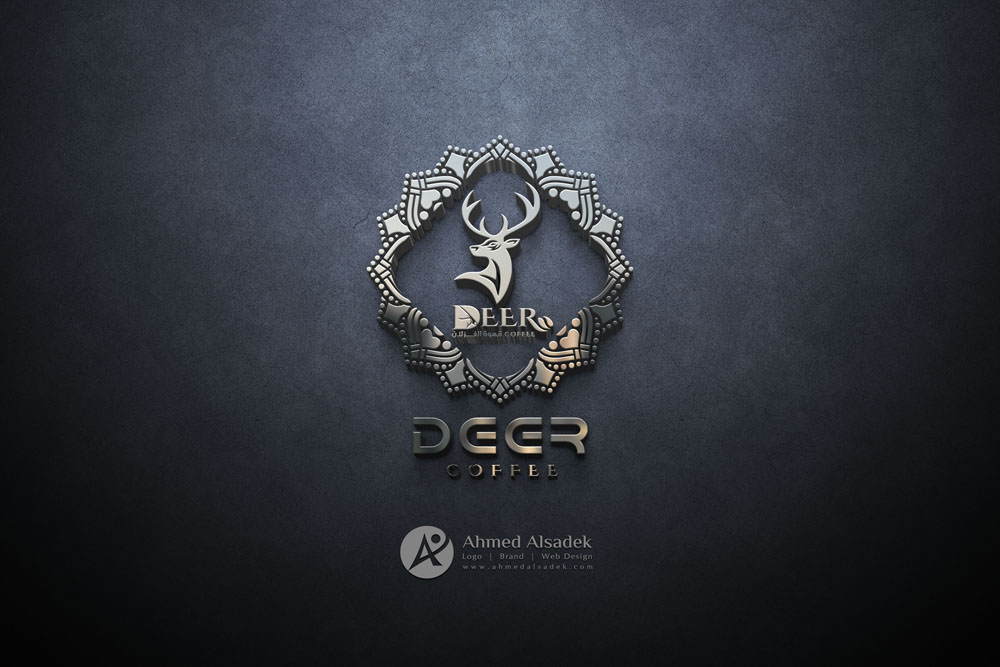 تصميم شعار كافيه Deer في جدة - السعودية